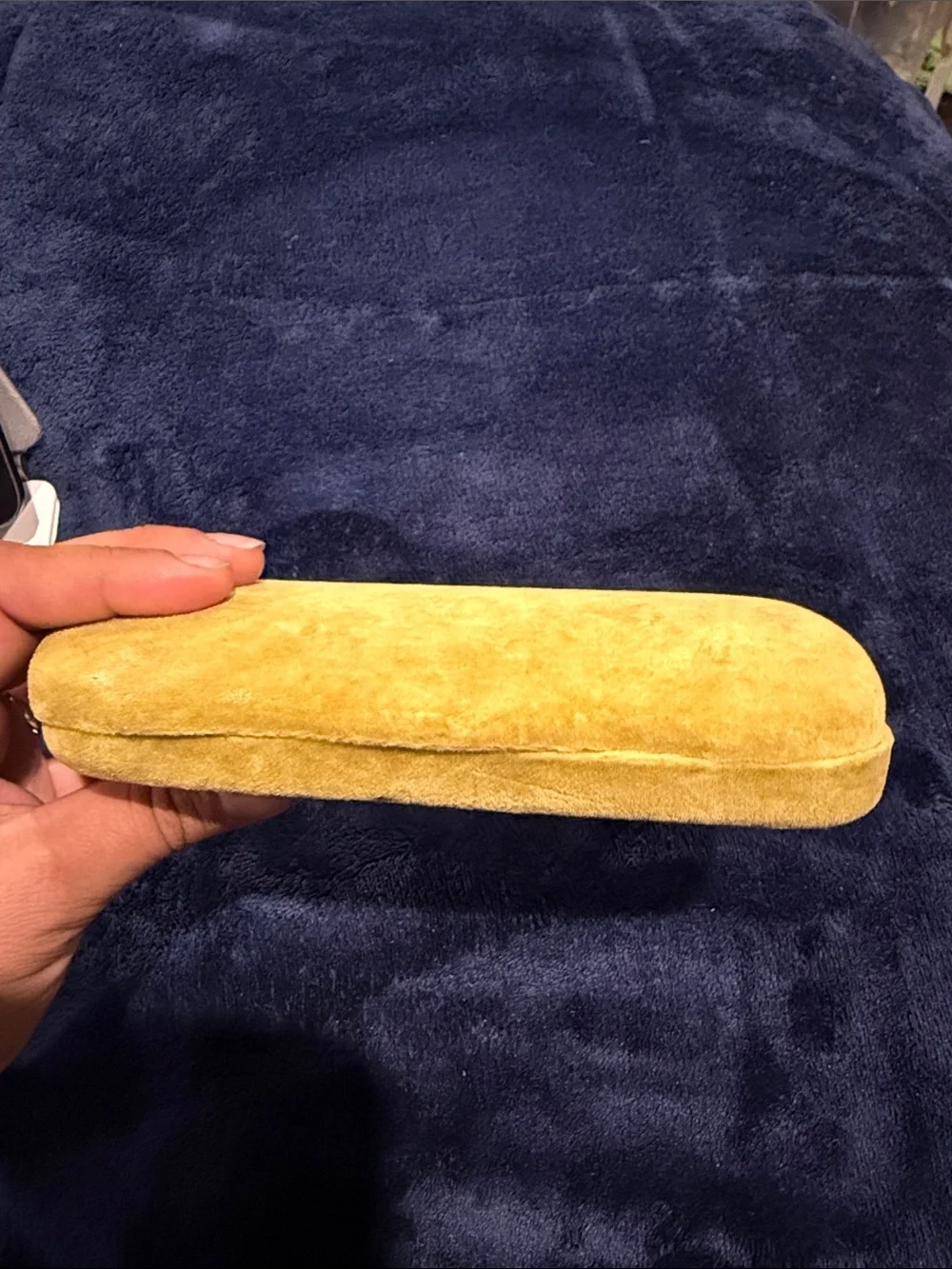 Gucci Yellow Velvet Eyewear Case